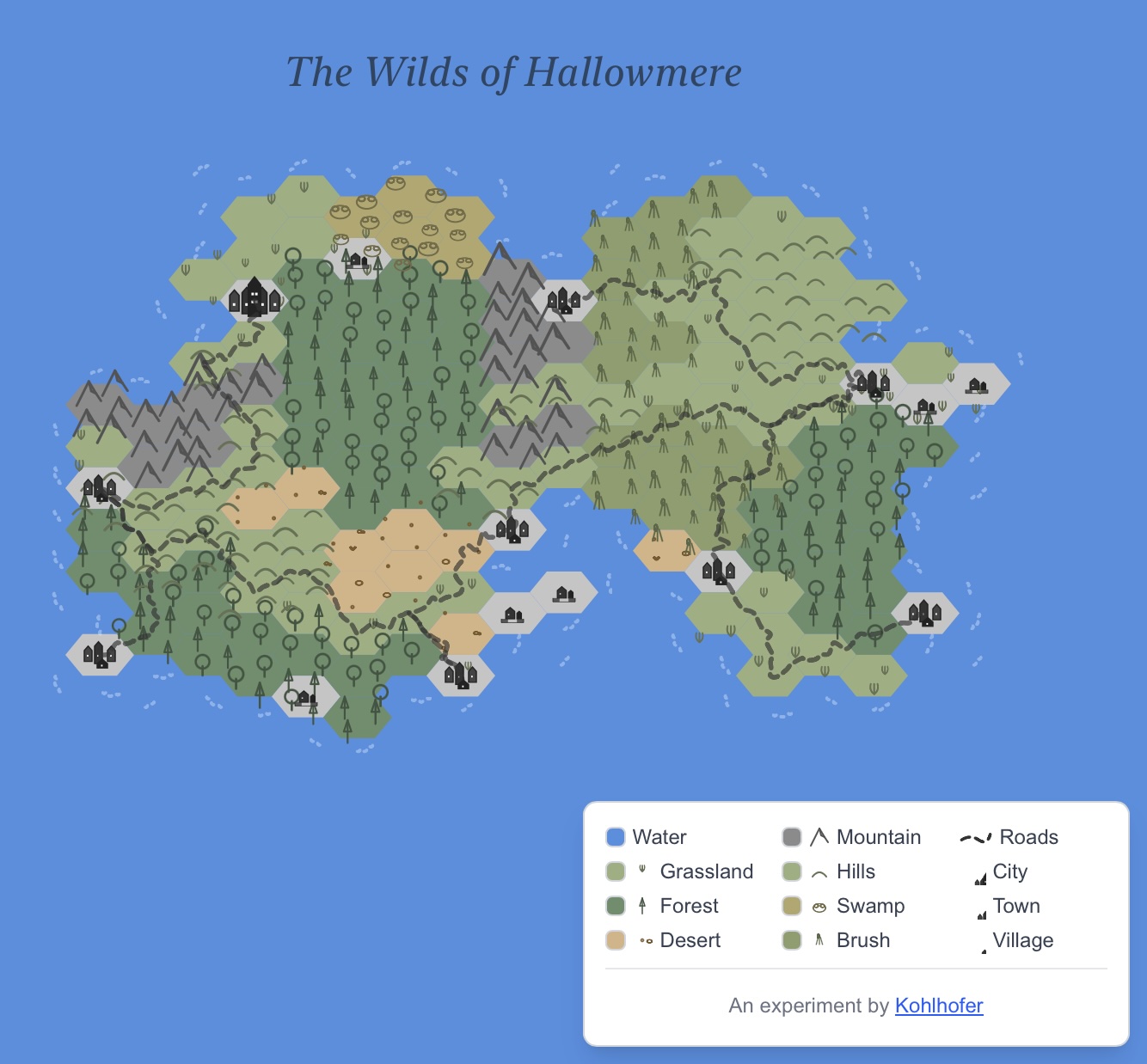 Hex map example 2