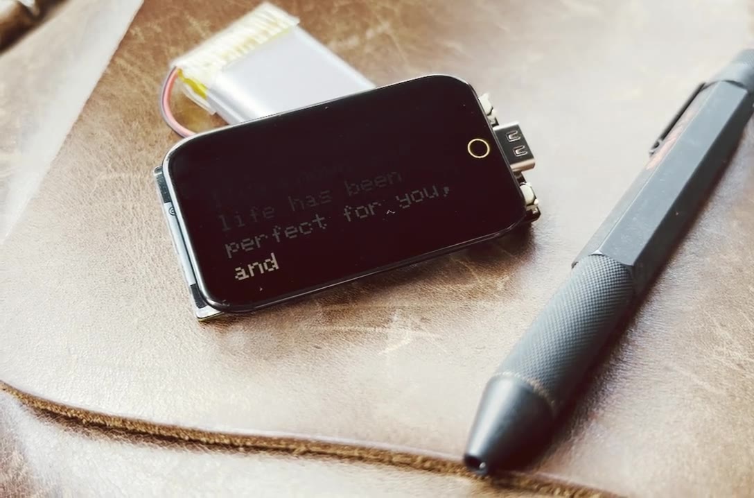 I Trapped a Tiny LLM in a Tiny Device